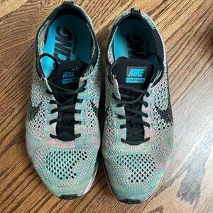 Nike flyknit racer multicolor unisex US SZ6 UK 5.5